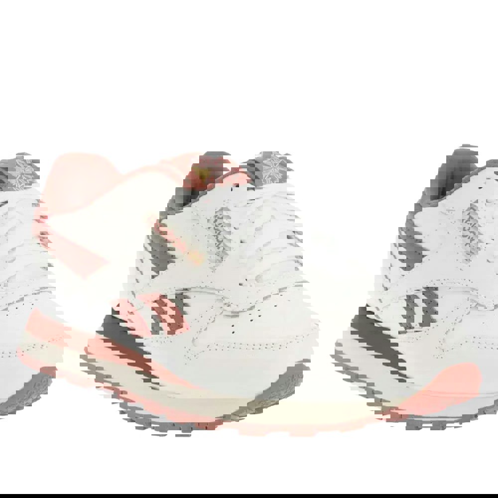 Reebok Childrens/Kids Classic Leather Trainers - Cloud White/Sedona/Chalk
