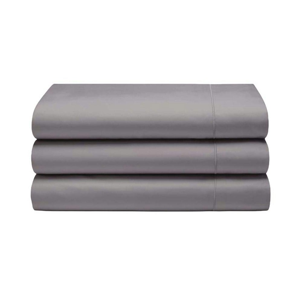 Belledorm 400 Thread Count Egyptian Cotton Flat Sheet - Pewter