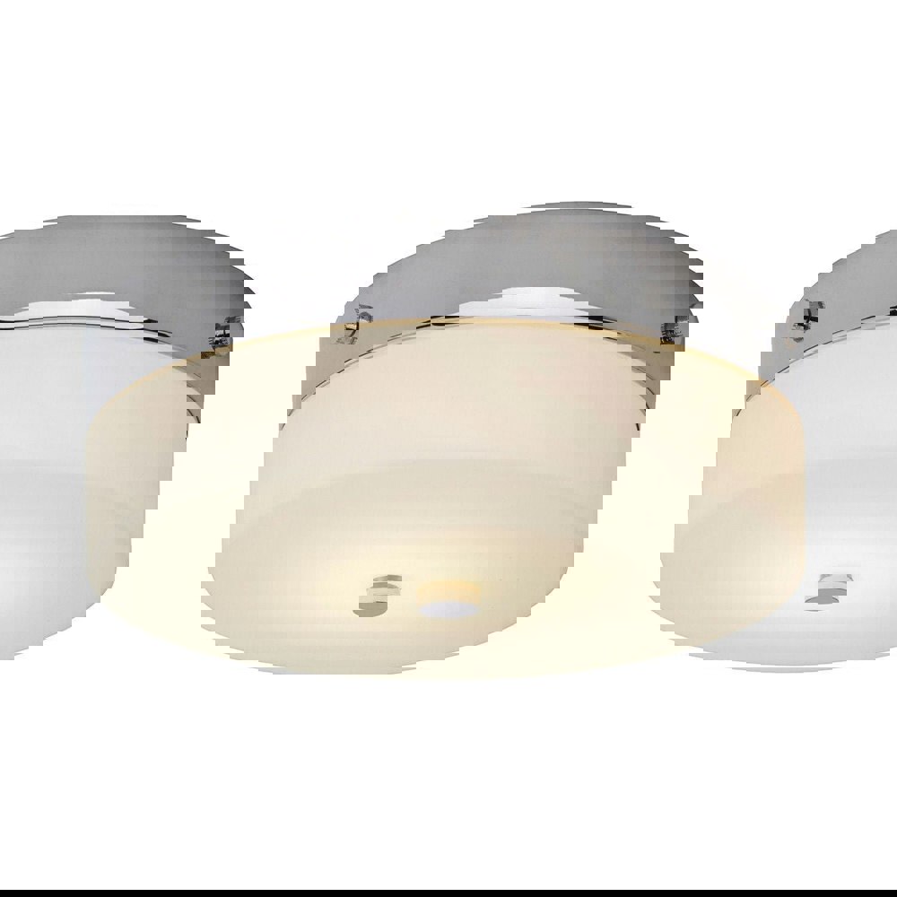 1 Bulb Flush Light Low Ceiling Polished Chrome LED GX53 9W Bulb Loops
