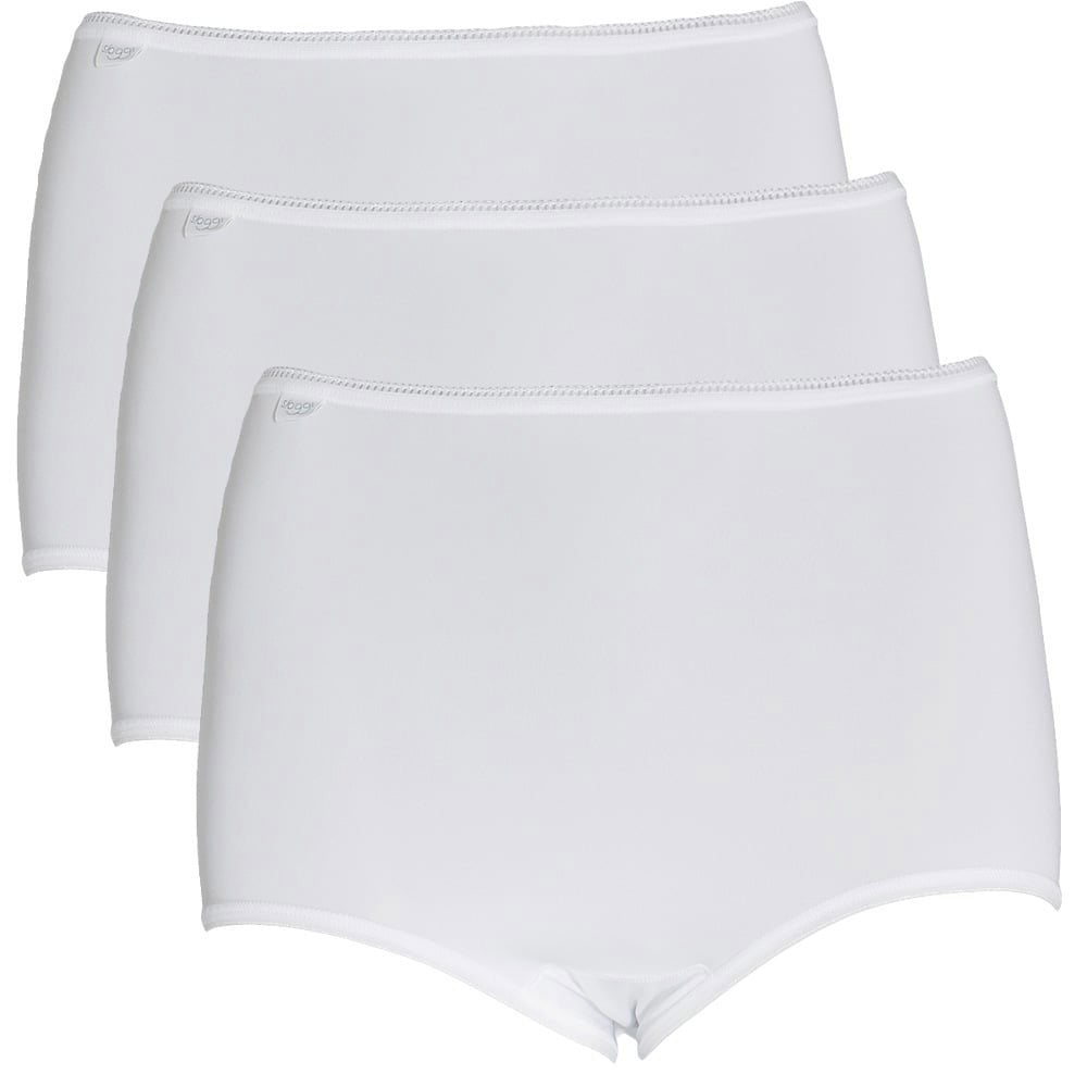Sloggi 24/7 3-Pack Microfibre Maxi Briefs, White