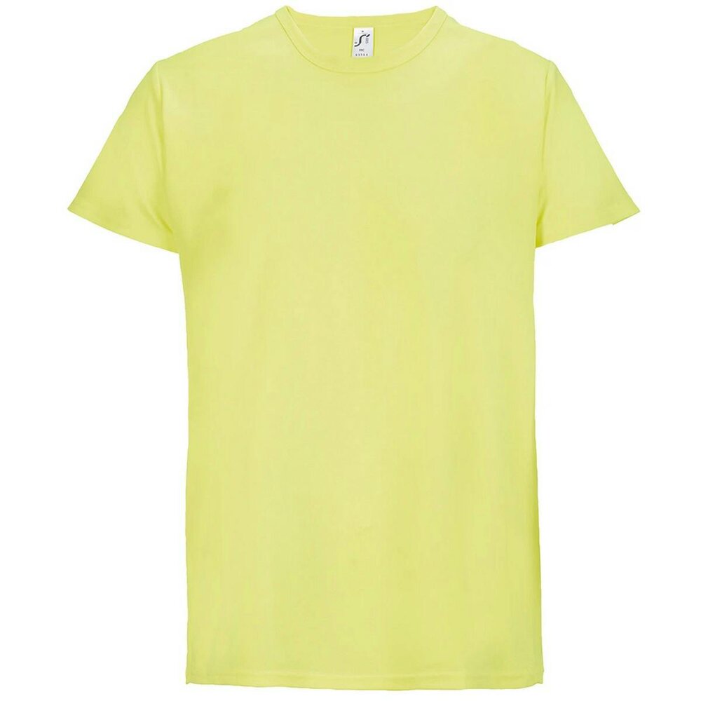 SOLS Unisex Adult Sprint T-Shirt - Neon Yellow - Neon Yellow - 100% Recycled Polyester