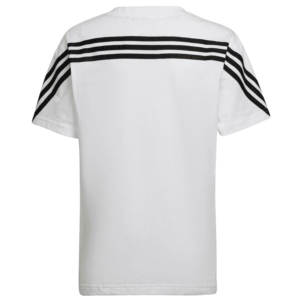 Adidas Childrens/Kids Future Icons 3 Stripes T-Shirt - White
