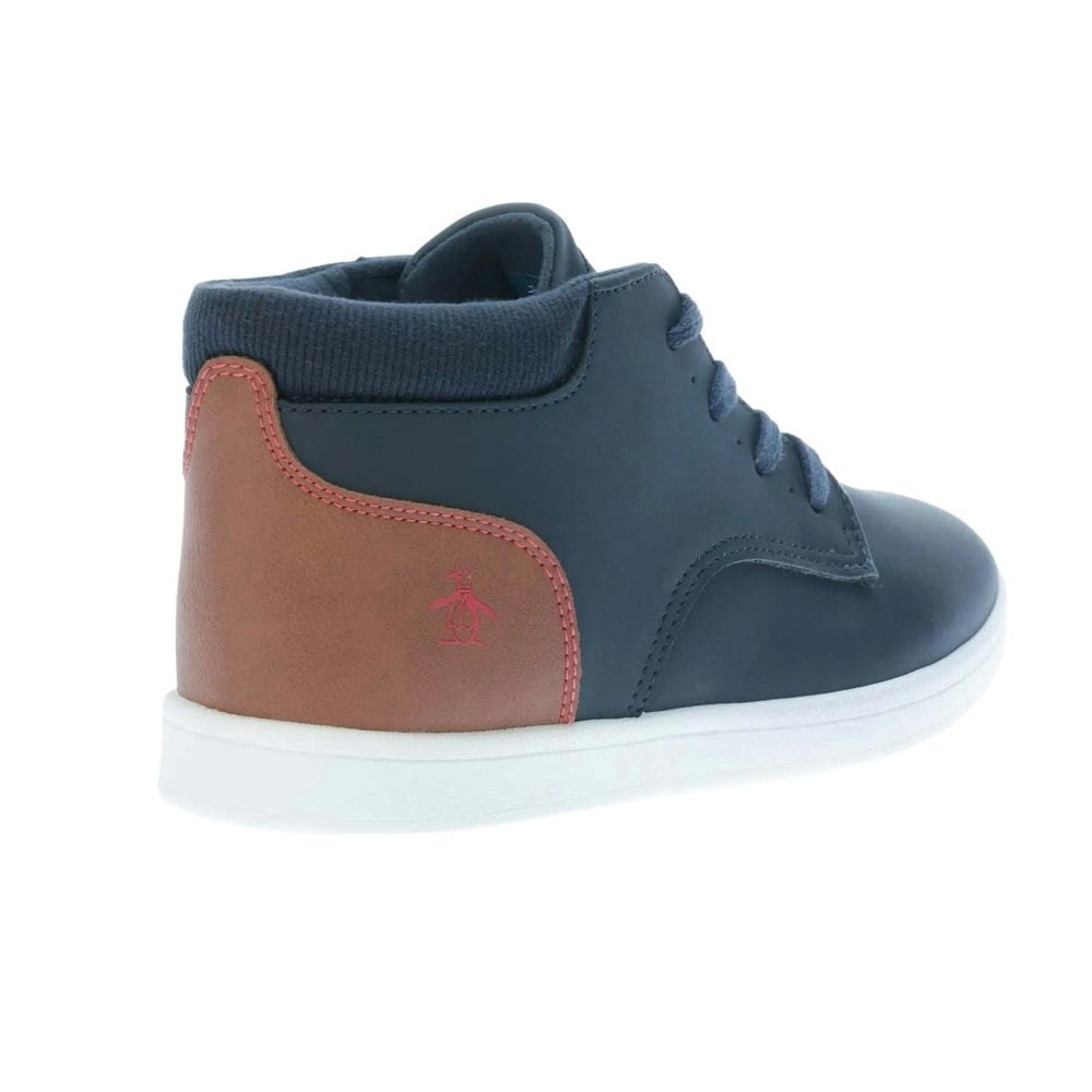 Original Penguin Childrens/Kids Miles Ankle Boots - Navy