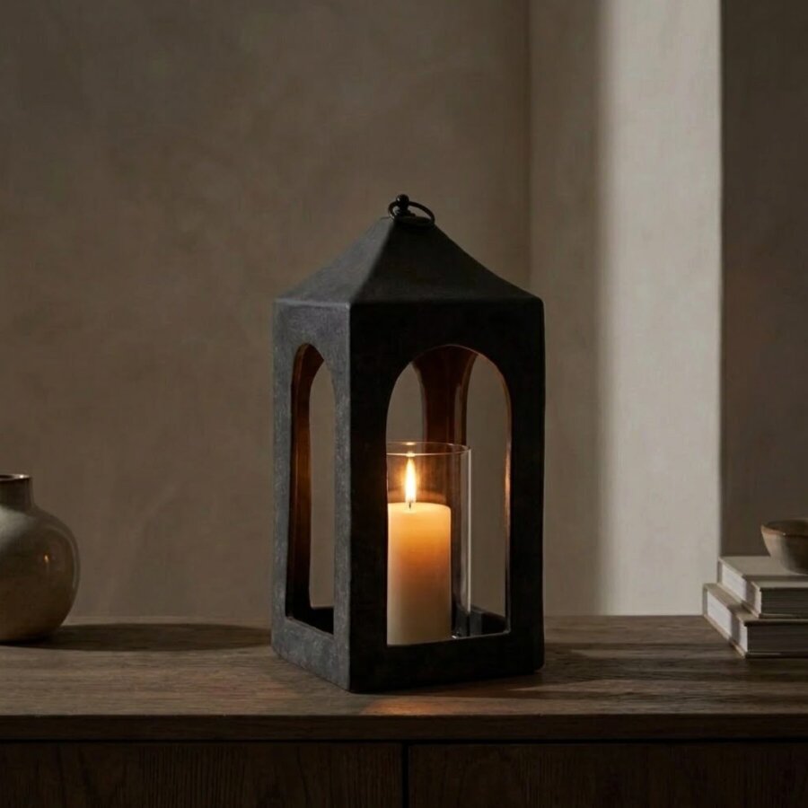 Garden Greatness Rustic Decorative Display Lantern