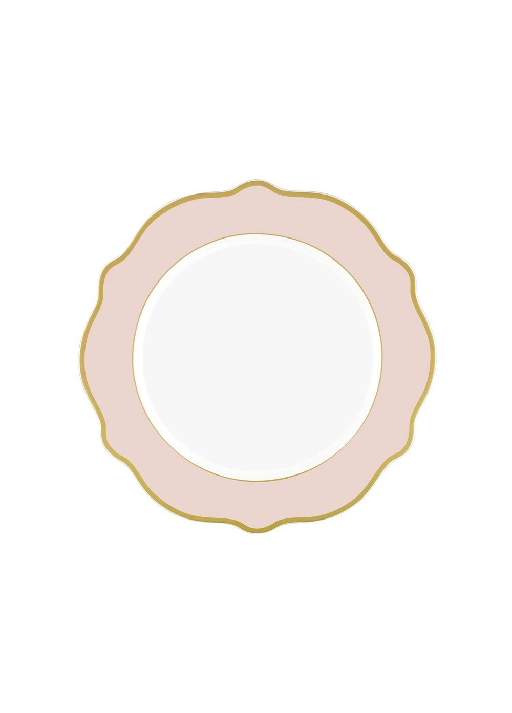 Rozi Jaswely Collection Porcelain Side Plates, Set of 6 (Pink)
