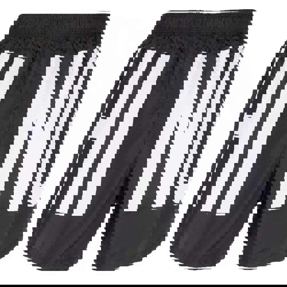 Moschino Brand Print Logo Black Short Swim Shorts XS