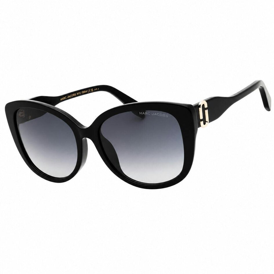 Marc Jacobs Women's Cat Eye Black Sunglasses
