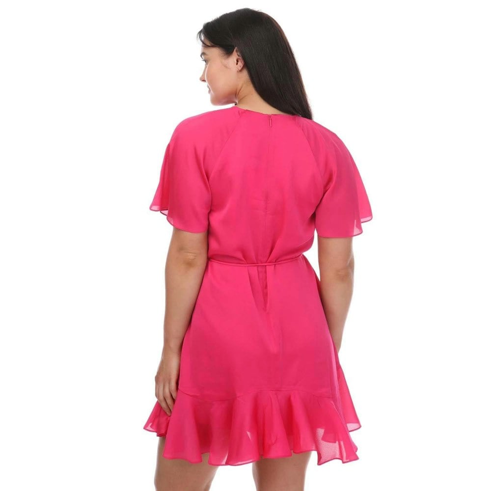 Ted Baker Womens/Ladies Elsieee Fluted Hem Mini Dress - Pink