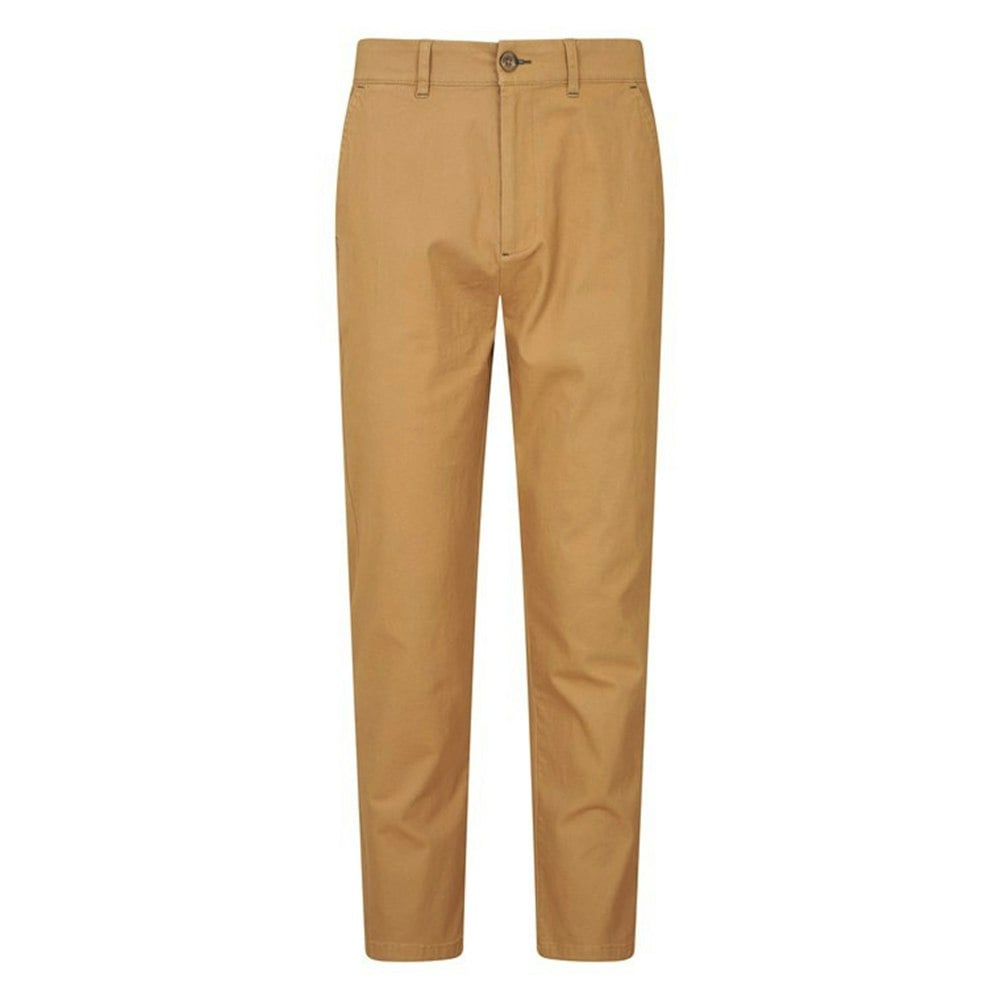 Mountain Warehouse Mens Woods Organic Cotton Chinos - Tan