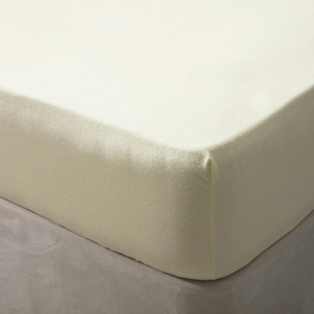 Belledorm Jersey Cotton Fitted Sheet - Ivory