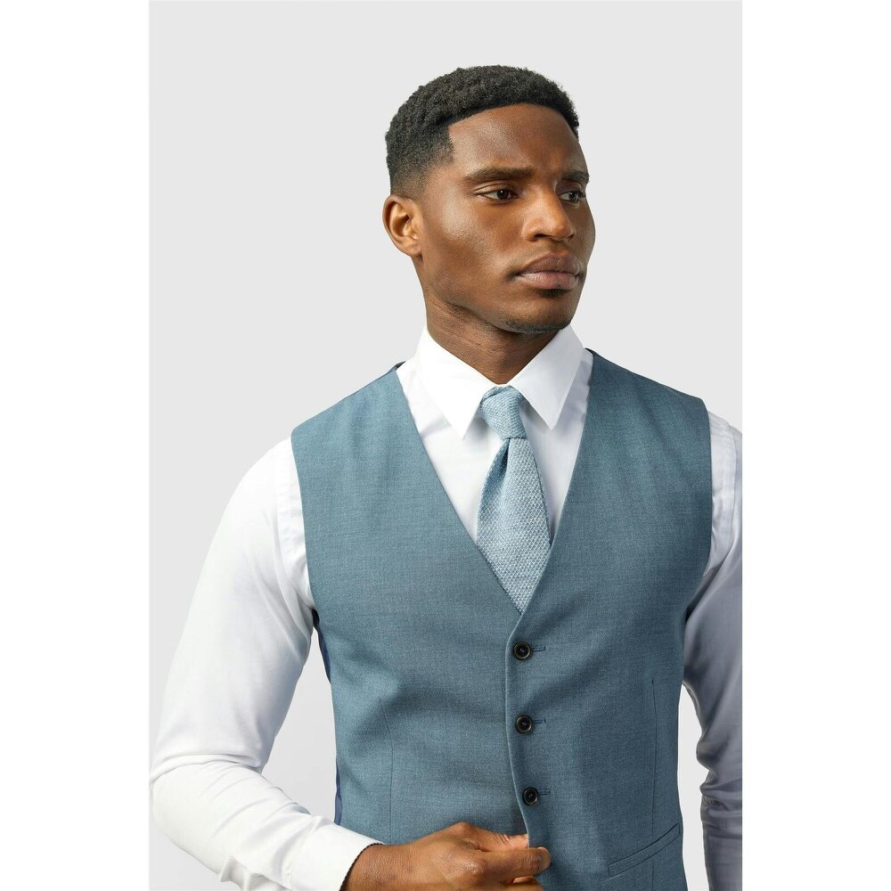 Limehaus Slim Fit Airforce Waistcoat
