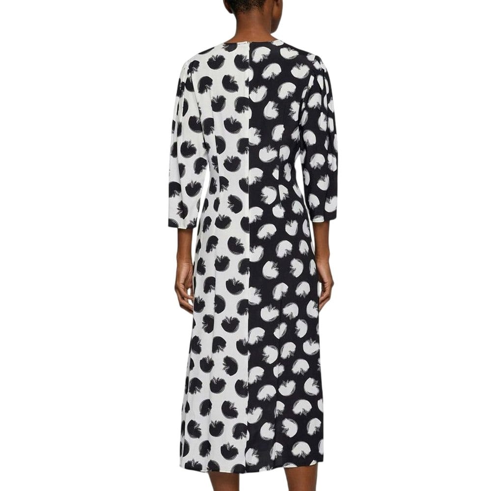 Hugo Boss Womens/Ladies Danotta Wrap Dress - Black/White