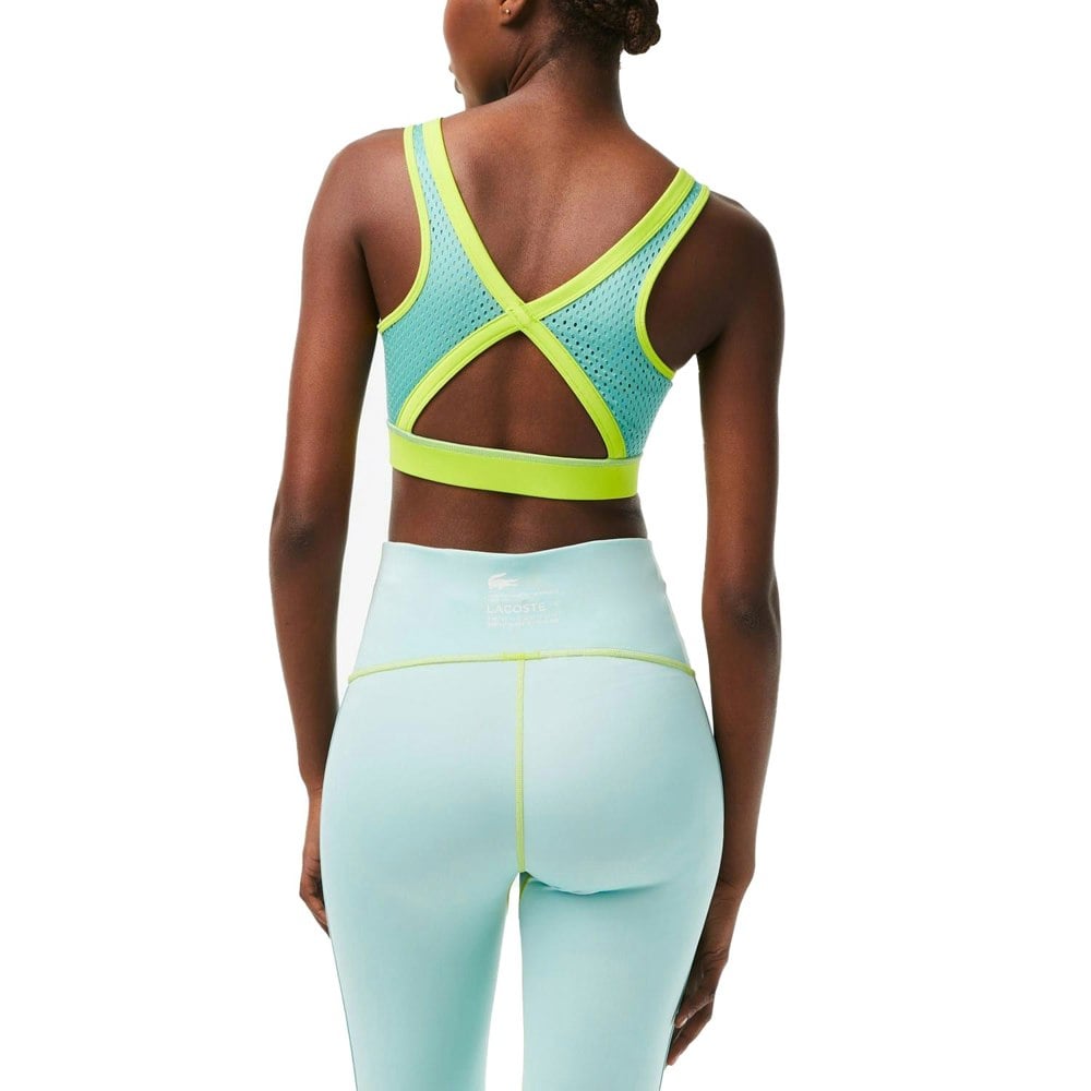 Lacoste Womens/Ladies Ultra Dry Sports Bra - Yellow