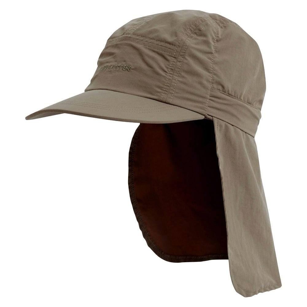 Craghoppers Mens NosiLife III Logo Desert Hat - Pebble