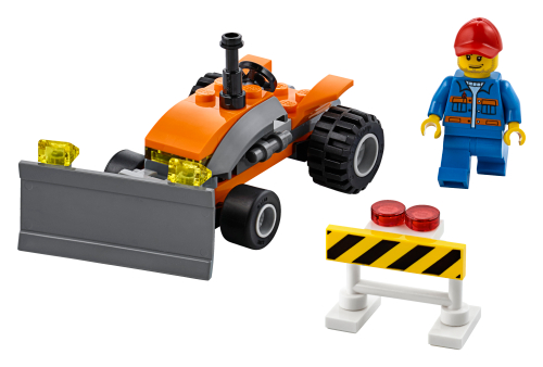 Lego City Tractor and Worker 30353 New Sealed Polybag