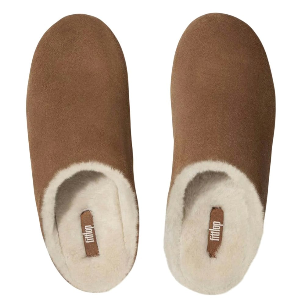 FitFlop Womens/Ladies Chrissie Suede Slippers - Tan