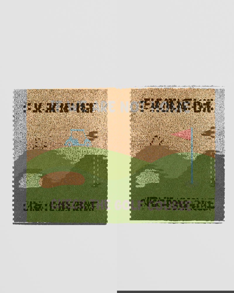 Check The Golf Course Doormat (60 x 40cm)