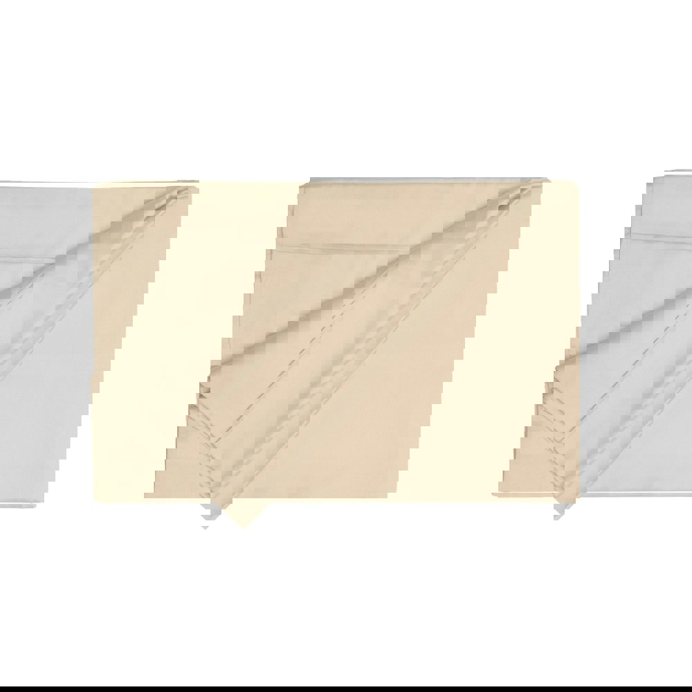 Belledorm 200 Thread Count Egyptian Cotton Flat Sheet - Papyrus