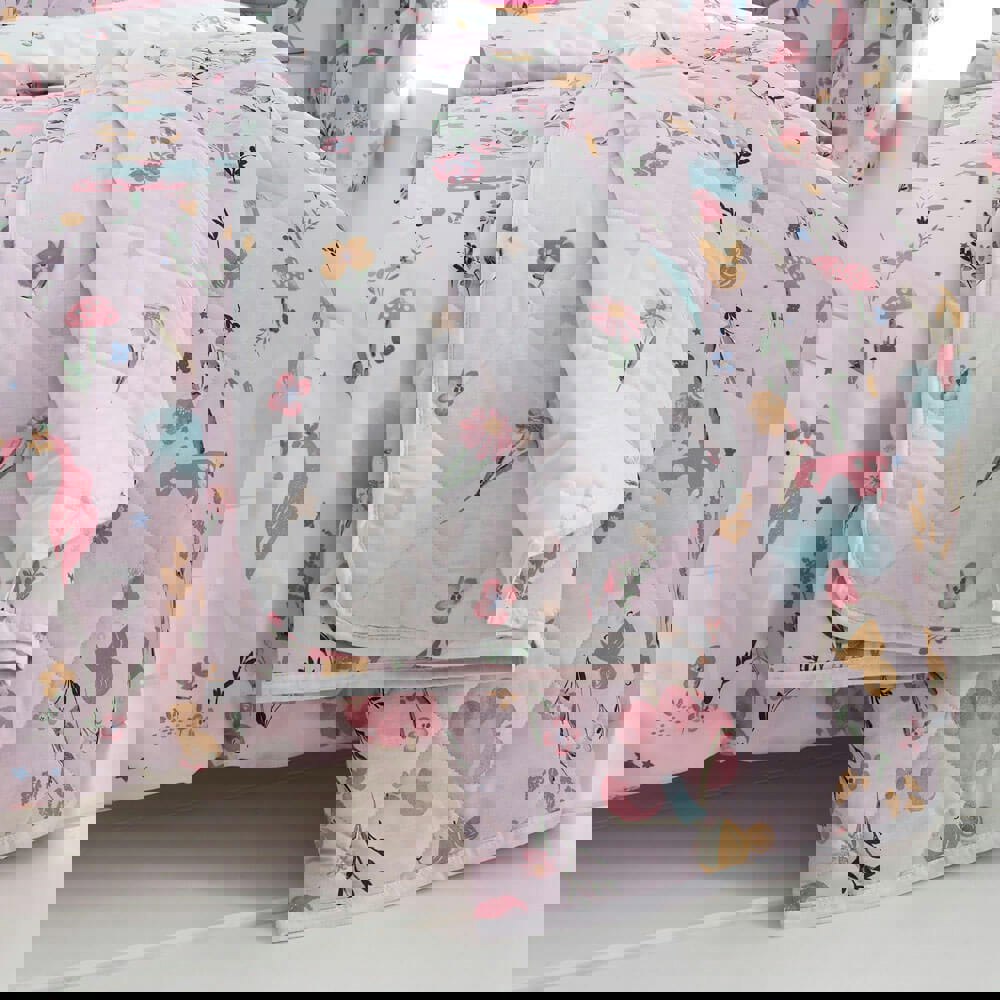 Enchanted Forest Quilted Throw - Happy Linen Company