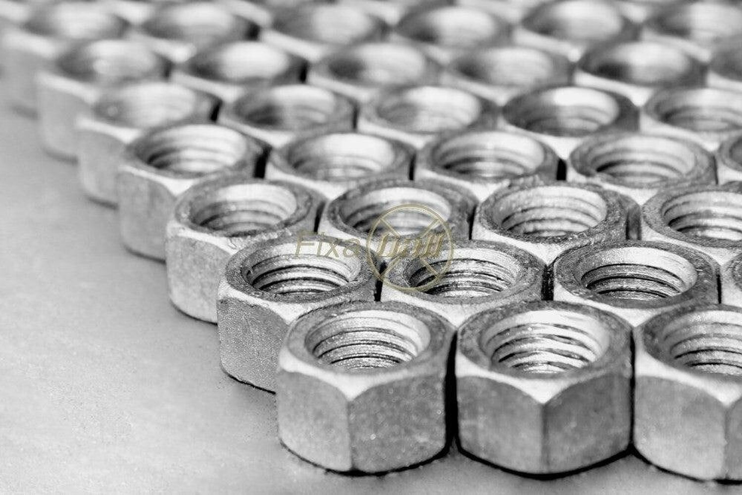 Fixaball UNC Full Hex Nut Self Colour Grade 5 DIN 934
