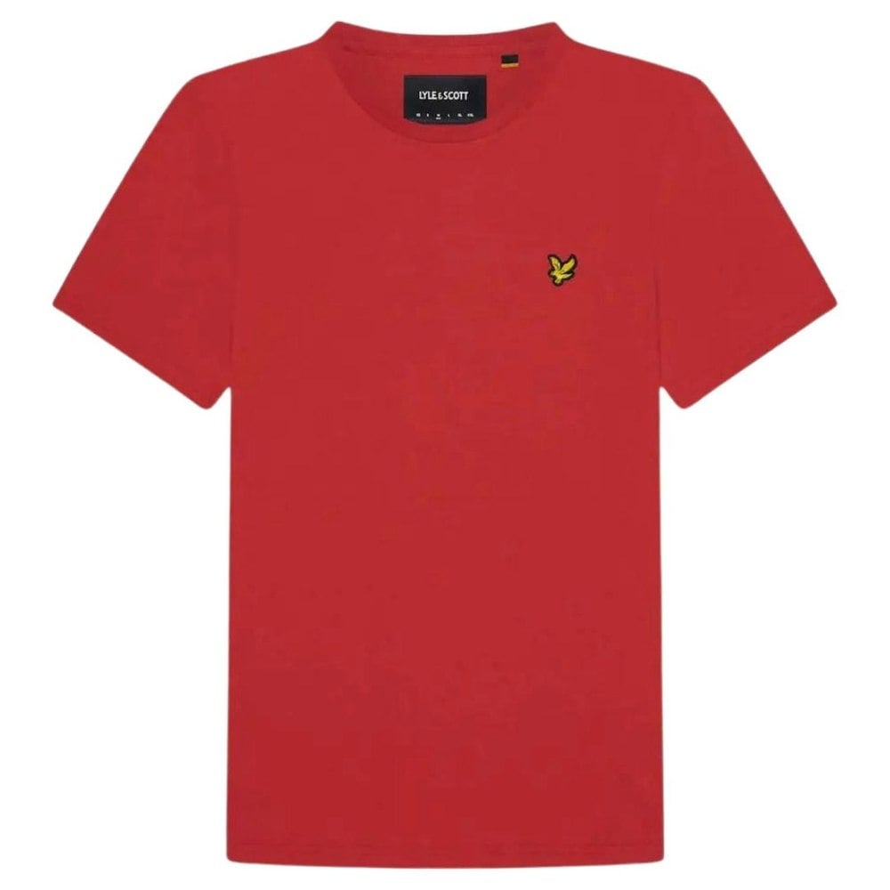 Lyle & Scott Brand Chest Logo Gala Red T-Shirt