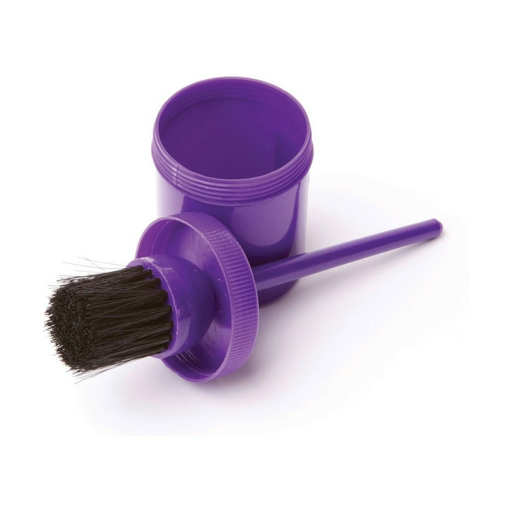 Lincoln Hoof Oil Brush With Container - Purple