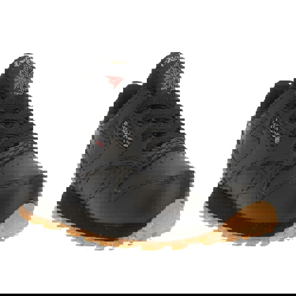 Reebok Childrens/Kids Classic Leather Trainers - Black