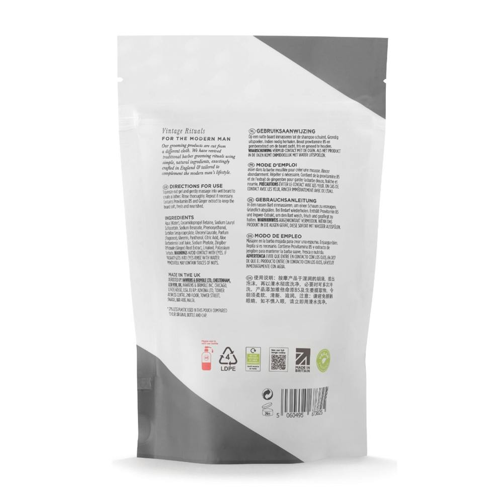 Hawkins & Brimble Beard Shampoo Pouch 300 ml