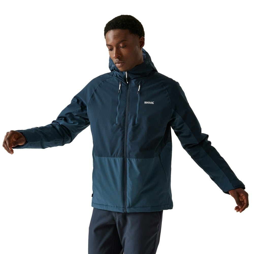Regatta Men's Highton III Stretch Padded Jacket - Navy/Moonlight Denim