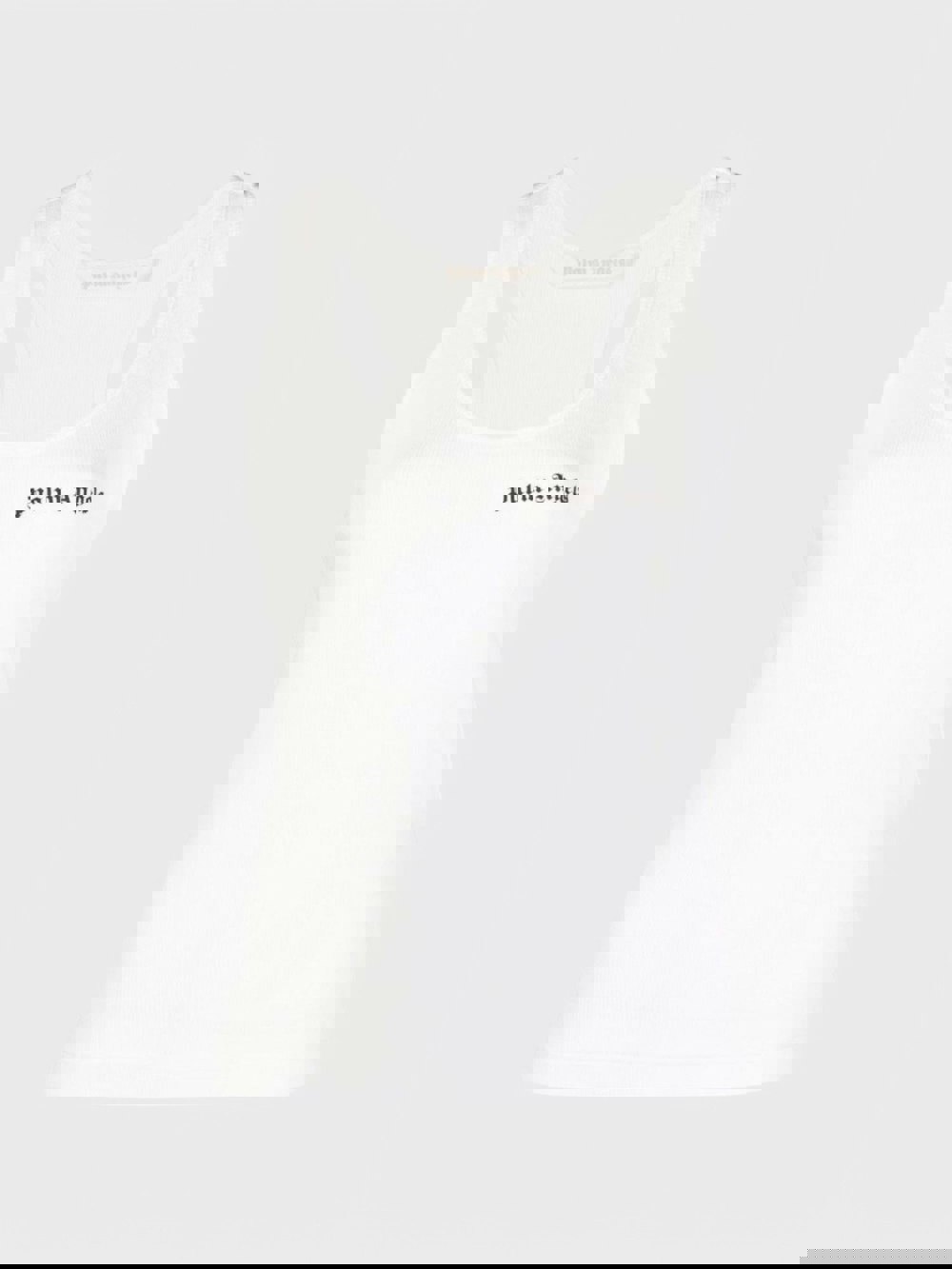 Palm Angels Classic Logo Tank Top White - Supplied FashionPalm Angels