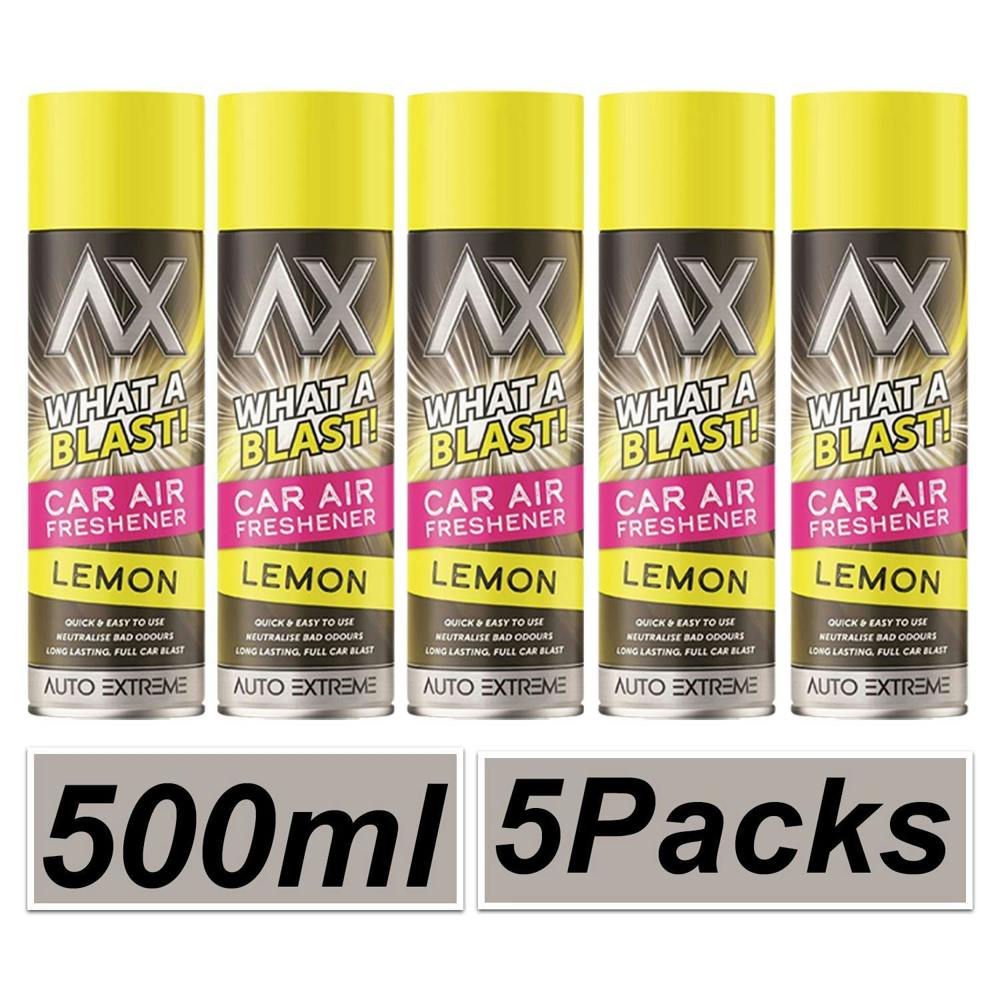 Auto Extreme 5X - What A Blast! Lemon Car Air Freshener Spray 500ml