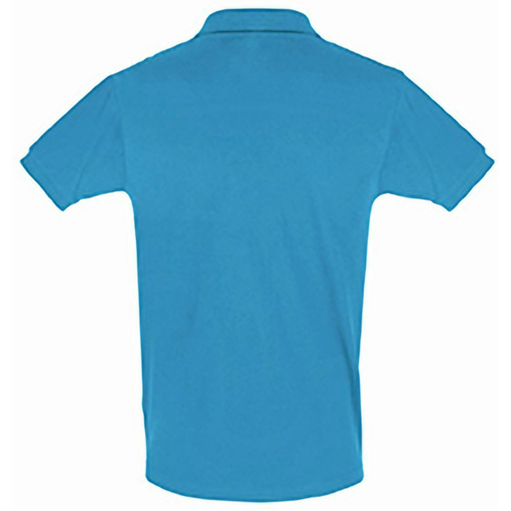 SOLS Mens Perfect Pique Short Sleeve Polo Shirt - Aqua
