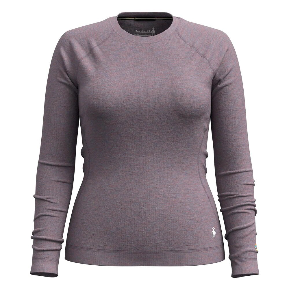 Smartwool Womens Classic Thermal Merino Base Layer Crew Long Sleeve Top - Thistle Heather