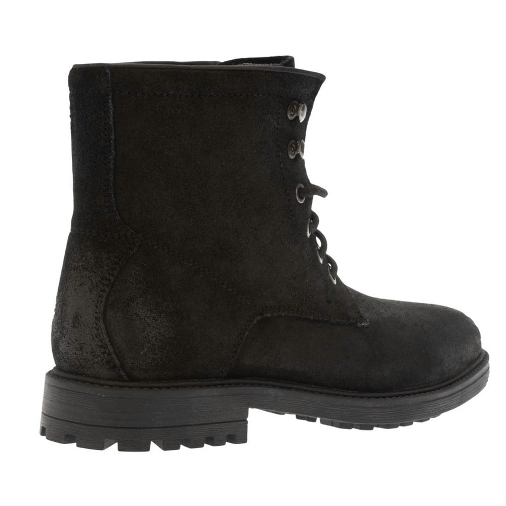 Dune London Womens/Ladies Card Suede Flat Ankle Boots - Black