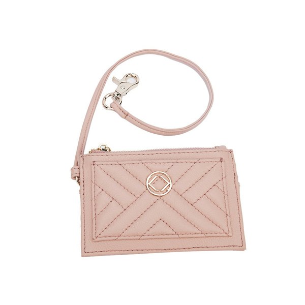 Poppy Quilted Small Pink Leather Purse