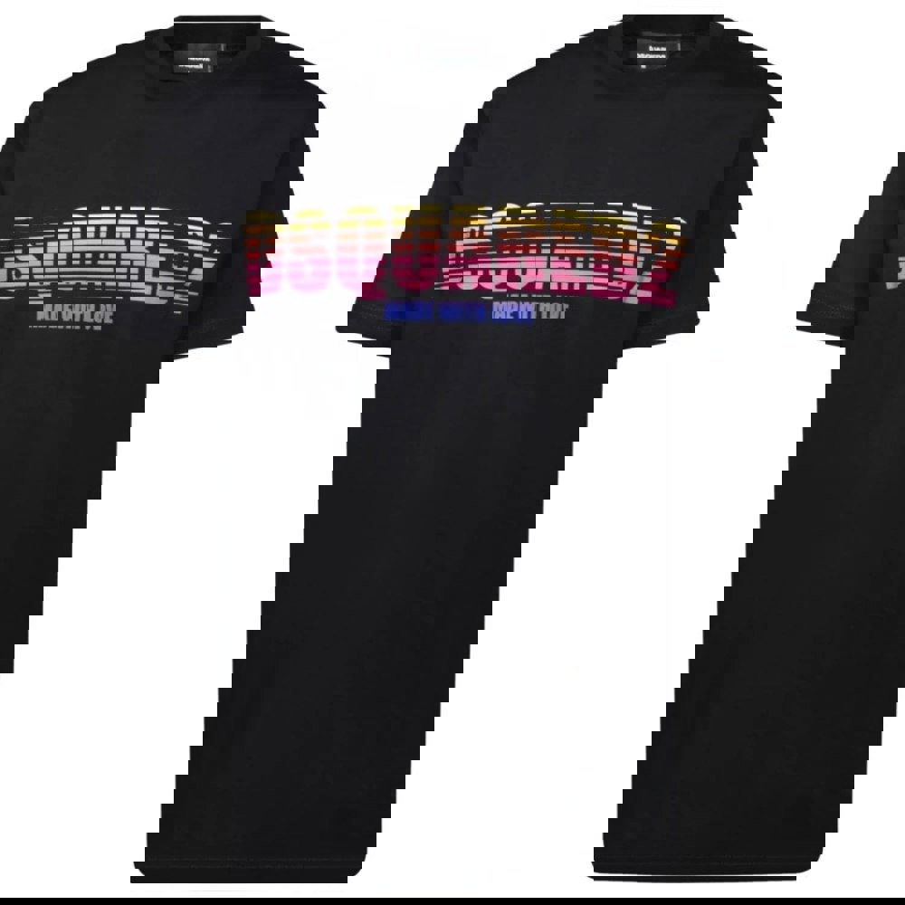Dsquared2 Cool Fit Made With Love Logo Black T-Shirt S