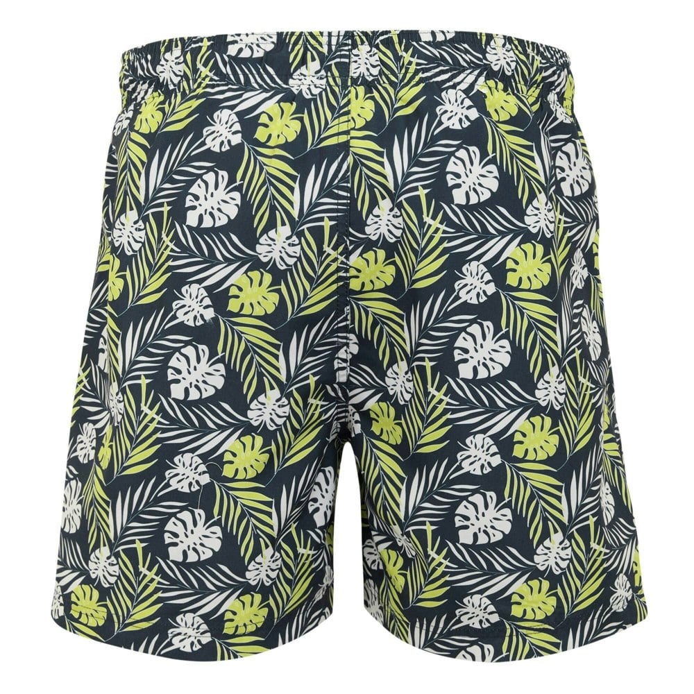 Regatta Mens Loras Leaf Swim Shorts - Navy