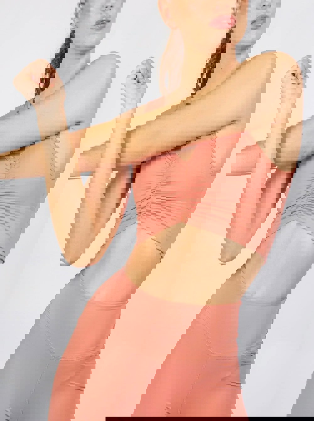 Ruched crop top