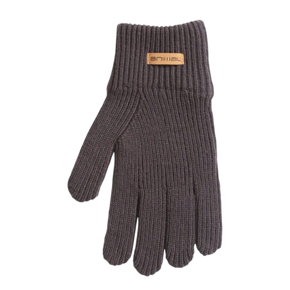 Animal Unisex Adult Rowan Knitted Gloves - Brown - One Size - Brown - 64% Recycled Polyester/32% Acrylic/4% Elastane