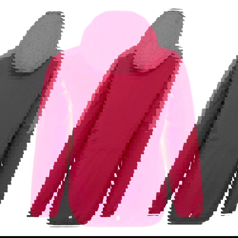Regatta Childrens/Kids Volcanics VIII Terrain Print Reflective Jacket - Deep Pink/Hot Pink