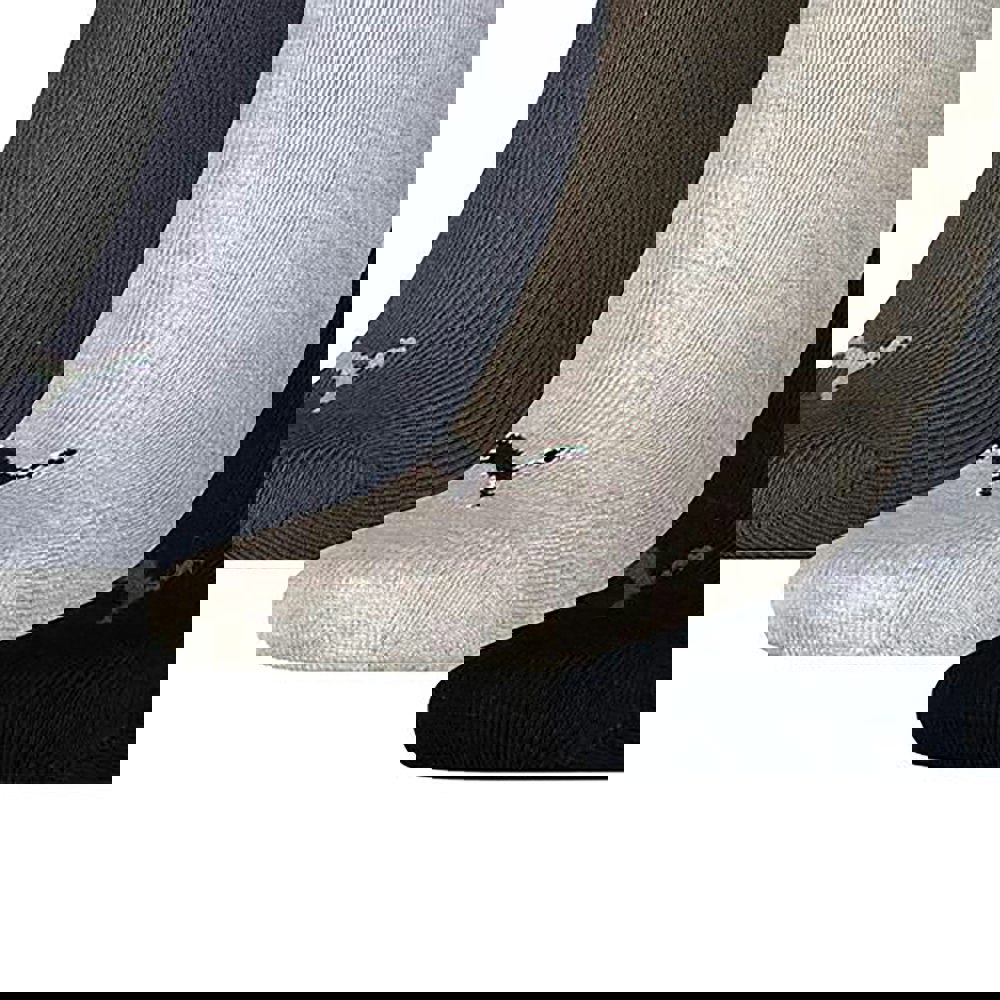 Puma Unisex Adult Invisible Socks (Pack of 3) - Navy/Light Grey/Black