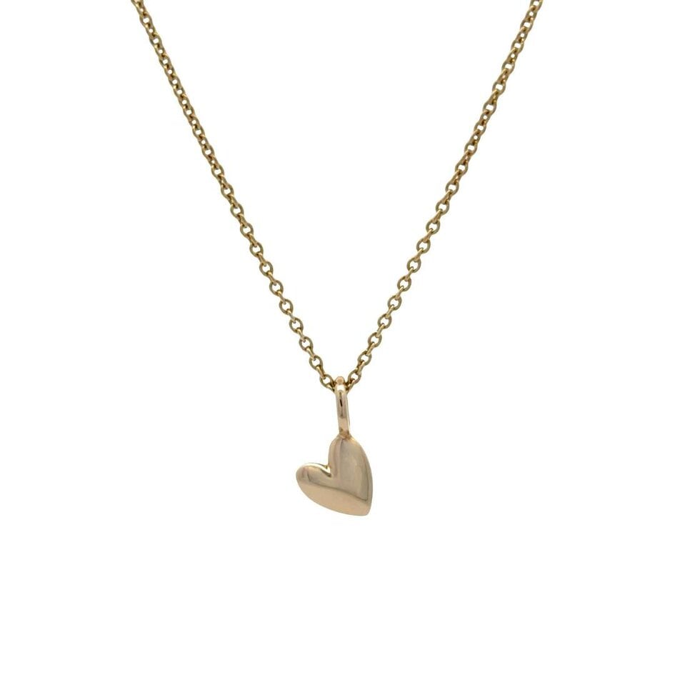 Reeves & Reeves Solid Gold Heart Necklace