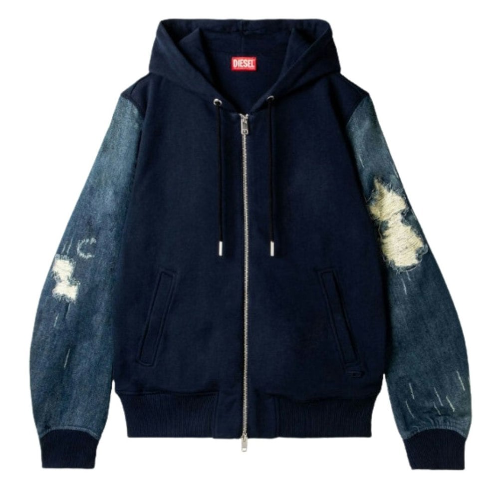 Diesel Blue Denim Sleeved Jacket