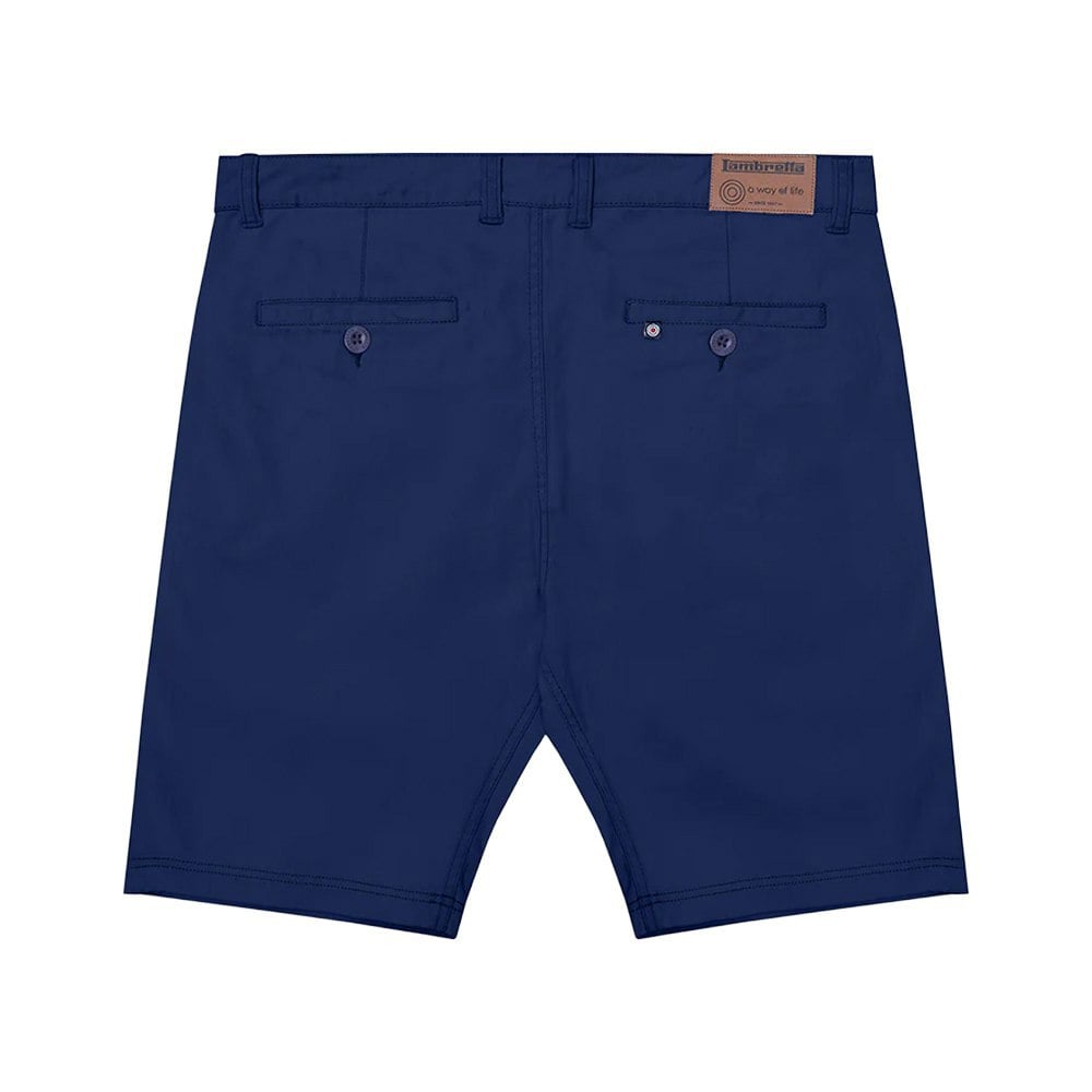Lambretta Mens Chino Shorts - Navy