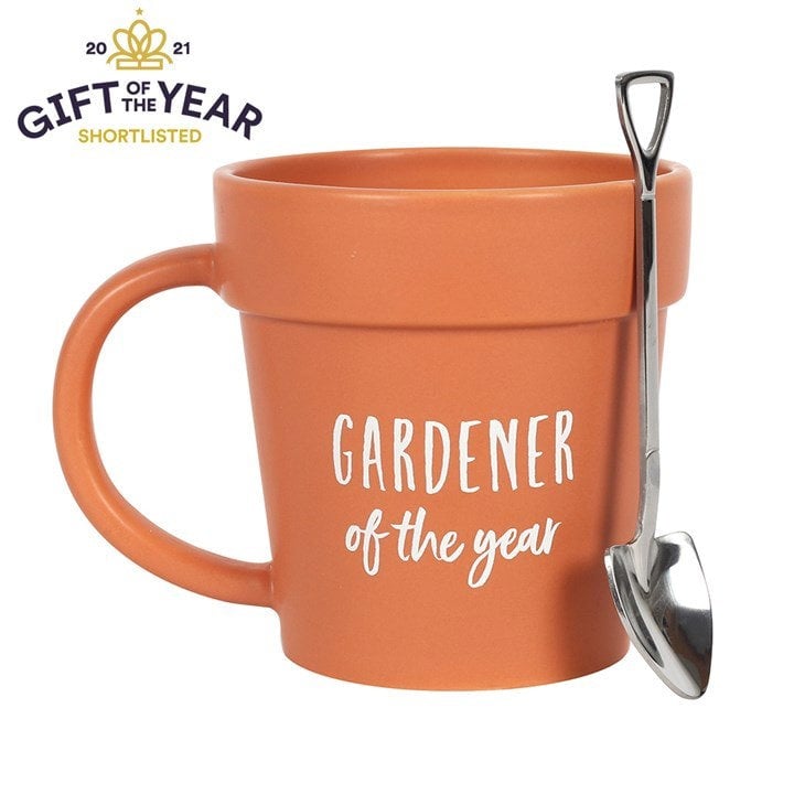 Serano Gardener of the Year Pot Mug and Shovel Spoon