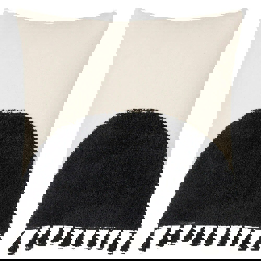 Furn Radiance Cushion Cover - Natural/Black