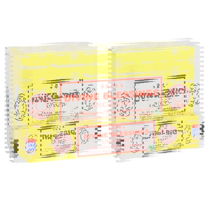 Serano 12 Packs Divine Blessings Incense Sticks by Satya