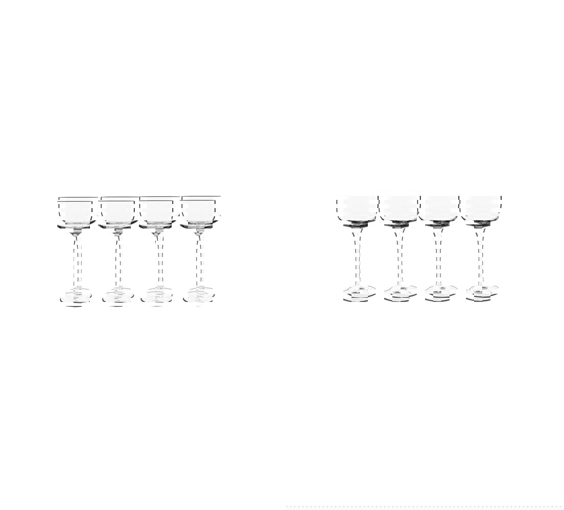 Luigi Bormioli Sublime Cocktail & Champagne Coupe Glasses Set 300 ml - Pack of 4