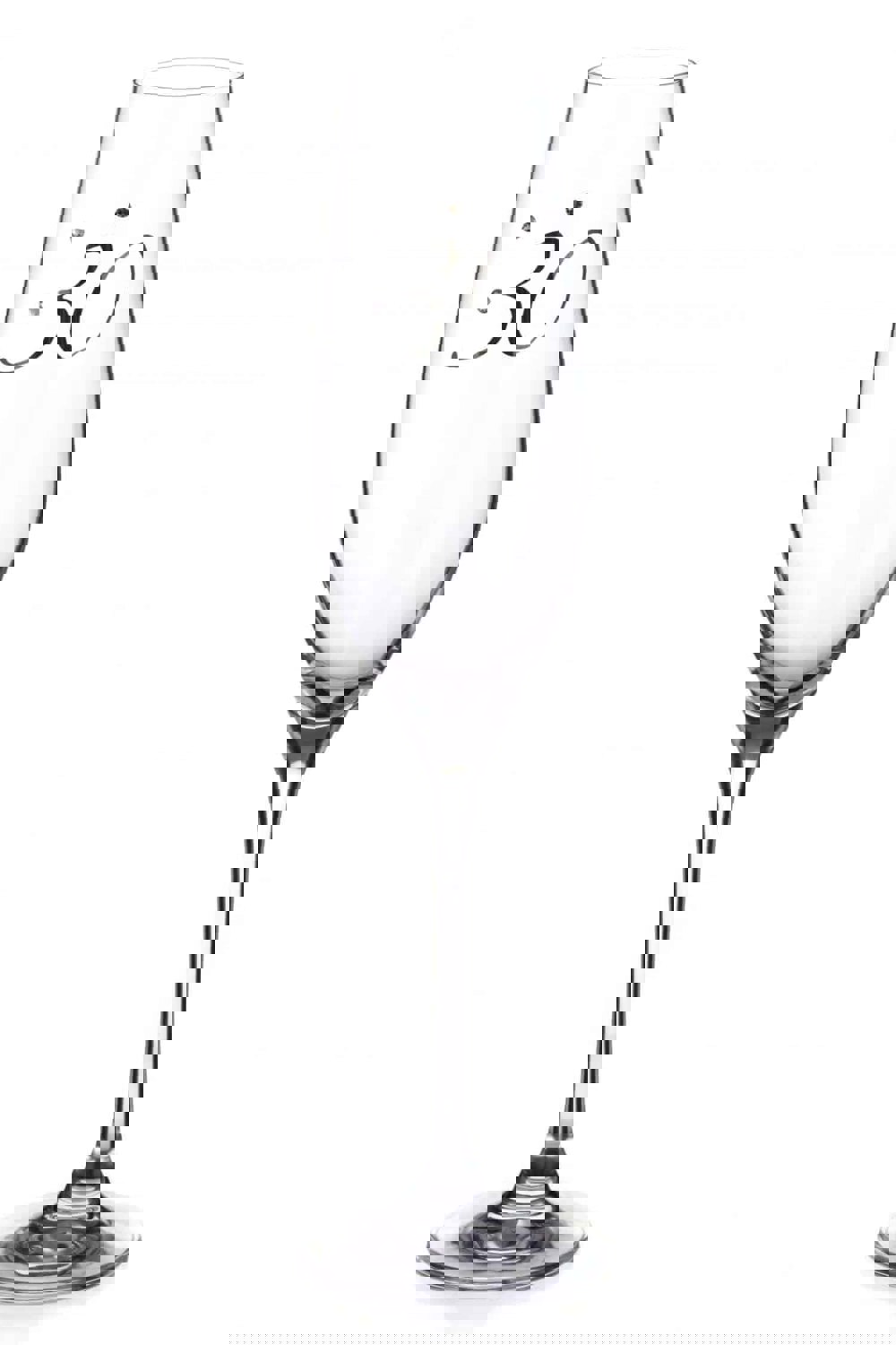 Diamante 30th Birthday Champagne Flute Adorned with Crystals by Swarovski®