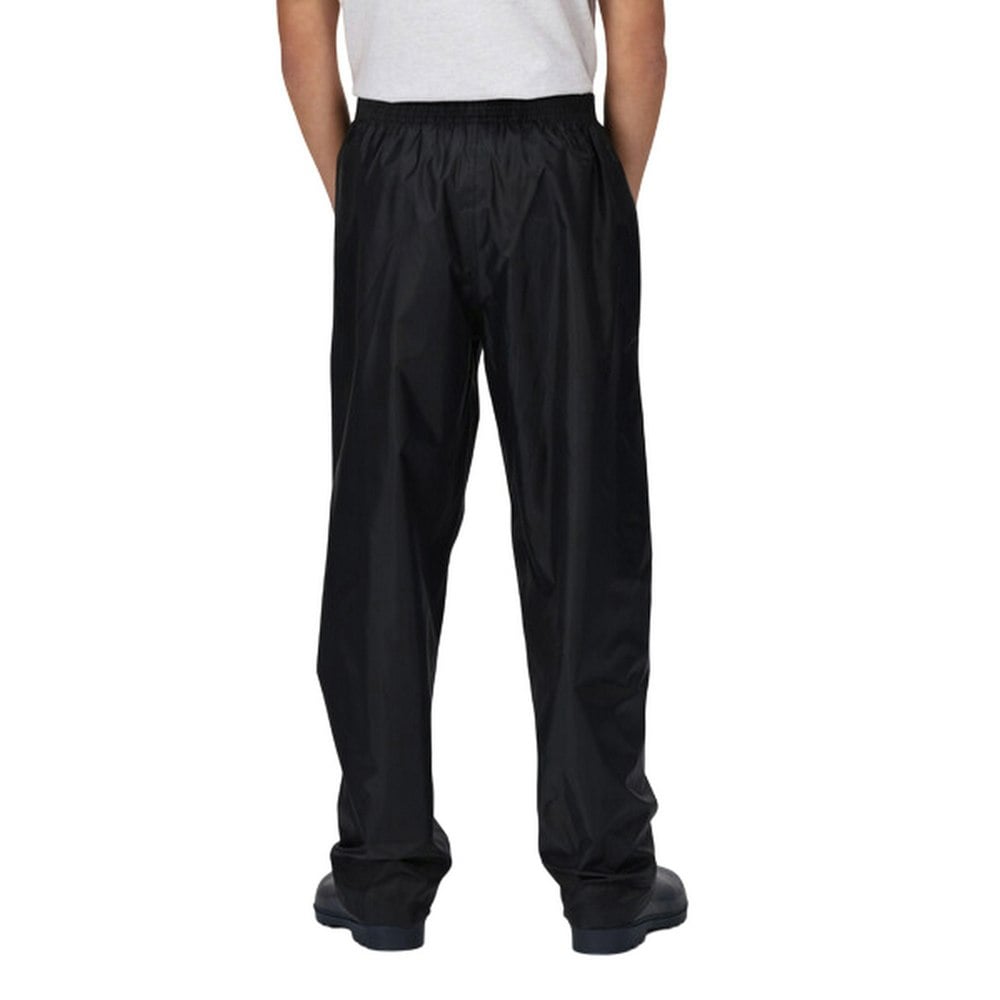 Regatta Professional Childrens/Kids Waterproof Over Trousers - Black
